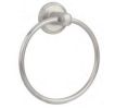 Emtek S7300DISKSS Stainless Steel Bath Hardware, Towel Ring, Rosete Disk, Brushed Stainless Steel