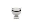 Emtek 86314US14 Mid Century Modern, Atomic Knob, 1" Diameter, 1-1/4" Projection, Polished Nickel