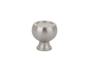 Emtek 86315US15 Mid Century Modern, Atomic Knob, 1-1/4" Diameter, 1-1/4" Projection, Satin Nickel