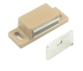 Epco 1009-T-P Magnetic Catch for Cabinet Doors, Polybagged with Strikes and Screws - Tan Color
