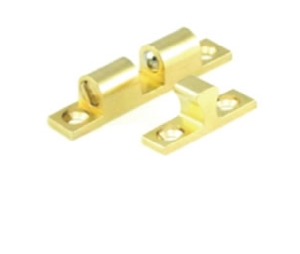 Epco 1012-DB Adjustable Tension Ball Catch, Polybagged with Strike and Screws - Dull Brass Finish