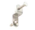 Epco 2004-PC Aluminum Mirror/Glass Clip Retainer - Polished Chrome Finish