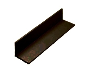 Epco 2040-ORB Aluminum 1" L-Channel Utility Moulding, 12' Length - Oil Rubbed Bronze Finish