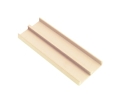 Epco 212-T Plastic Track, For 1/2" By-passing Wood Doors, 12' Length - Tan