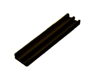 Epco 214-BR Plastic Track, For 1/4" By-passing Wood or Glass Doors, 12' Length - Brown