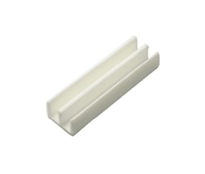 Epco 2214-WH Plastic Upper Guide, For 1/4" By-passing Wood/Glass Doors, 12' Length - White
