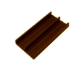 Epco 234-BR Plastic Track, For 3/4" By-passing Wood Doors, 12' Length - Brown