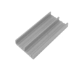 Epco 234-G Plastic Track, For 3/4" By-passing Wood Doors, 12' Length - Gray