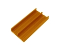 Epco 234-T Plastic Track, For 3/4" By-passing Wood Doors, 12' Length - Tan