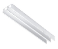 Epco 3314-M Aluminum Upper Guide, For 1/4" By-passing Wood/Glass Doors, 12' Length - Mill Finish