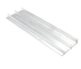 Epco 334-M Aluminum Track, For 3/4" By-passing Wood Doors, 12' Length - Mill Finish