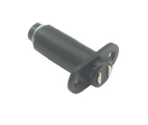 Epco 513 Bore In Magnetic Touch Latch with mounting flange, Bulk Packed withot Strike or Screws - Black Color