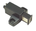Epco 514-BL-PWS Single Magnetic Touch Latch, Polybagged with Strike and Screws - Black Color