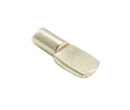 Epco 524-N Shelf Support with 1/4" Pin - Bright Nickel Finish