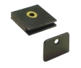 Epco 541-P Magnetic Catch for Single Cabinet Doors, Polybagged with Strike and Screws- Black Finish