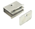 Epco 555-P Snap-in Magnetic Catch for Metal Cabinet Doors, Polybagged with Strike and Screw -Aluminum