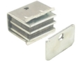 Epco 558-P Snap-in Magnetic Catch for Heavier Metal Cabinet Doors, Polybagged with Strike and Screws -Aluminum