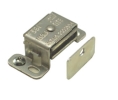 Epco 591-P Magnetic Catch for Cabinet Doors, Polybagged with Strike and Screws - Aluminum