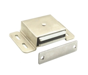 Epco 593-DC Extra Heavy Duty Magnetic Catch for Heavy Doors - Dull Chrome Finish
