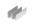 Epco 732-A Aluminum Upper Guide, 12' Length - Satin Clear Anodized Finish