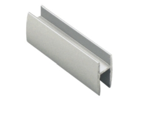 Epco 743-A Aluminum Shoe Moulding, 12' Length - Satin Clear Anodized Finish