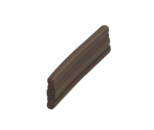 Epco 810 100 Ft. Long Roll Plastic Single Channel Kerf Track, For Sliding Lightweight Doors - Brown