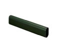 Epco 830-8-BL Aluminum Oval Tubing, 8' Length - Matte Black Finish