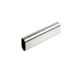 Epco 830-12-PC Steel Oval Steel Tubing, 12' Length - Polished Chrome Finish