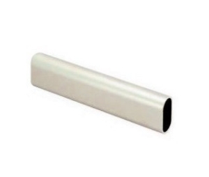 Epco 830-8-SN Aluminum Oval Tubing, 8' Length - Satin Nickel Finish