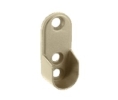 Epco 840-SN Zinc Oval Open Flange for 15 x 1.18" Zinc Oval Closet Rod - Satin Nickel Finish