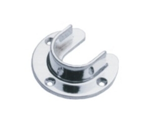 Epco 851-PC Zinc Open Flange for 1-1/4" and 1-5/16" Tubing - Polished Chrome Finish