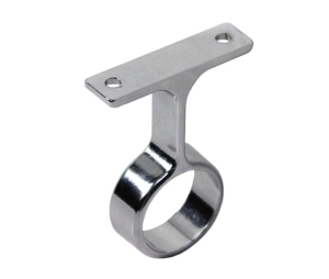 Epco 853-PC Zinc Round Center Support for 1" and 1-1/16" Tubing - Polished Chrome Finish