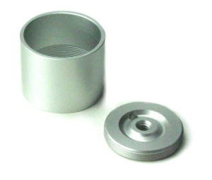 Epco 857-DC Aluminum Cylinder Flange for 1-1/4" and 1-5/16" Tubing- Dull Chrome Finish