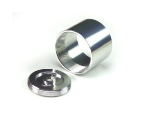 Epco 857-PC Aluminum Cylinder Flange for 1-1/4" and 1-5/16" Tubing- Polished Chrome Finish
