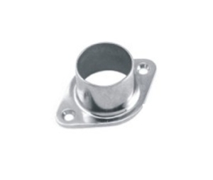 Epco 860-PC Zinc Closed Flange for 1" and 1-1/16" Tubing - Polished Chrome Finish