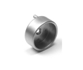 Epco 865-DC Zinc Closed Flange for 1-1/4" and 1-5/16" Tubing - Dull Chrome Finish