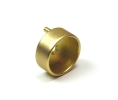 Epco 865-SB Zinc Closed Flange for 1-1/4" and 1-5/16" Tubing - Satin Brass Finish