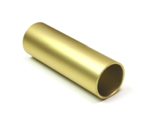 Epco 895-8-SB Aluminum 1-5/16" Tubing, 8' Length - Satin Brass Finish