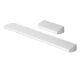Epco AC3541-160-A Aluminum Handle, 6.30" (160mm) CTC, 7.24" (184mm) OA Length - Satin Clear Anodized Finish