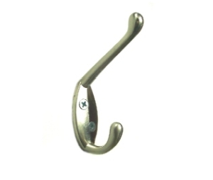Epco CH101-ZC-2 Zamack Coat & Hat Hook, Polybagged with Screws, 2" Projection - Polished Chrome Finish
