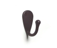 Epco CH204-ORB Zamack Large Single Wardrobe Hook, Polybagged with Screws, 1-13/16" Projection - Oil Rubbed Bronze Finish