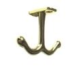 Epco CH301-ZB Zamack Ceiling Hook, Bulk Packed, 2-3/16" Projection - Polished Brass Finish
