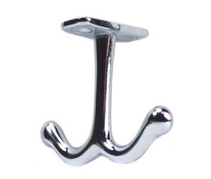 Epco CH301-ZC Zamack Ceiling Hook, Bulk Packed, 2-3/16" Projection - Polished Chrome Finish