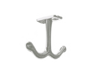 Epco CH301-ZMN-2 Zamack Ceiling Hook, Polybagged with Screws, 2-3/16" Projection - Matt Nickel Finish