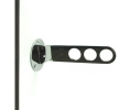 Epco CH800-3-PC Steel 3 Hole Steel Drop Down Valet Rod, 7" Projection - Polished Chrome Finish
