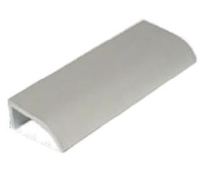 Epco DP40-A Aluminum Drawer Edge Pull, 1" CTC, 1-1/2" OA Length - Satin Clear Anodized Finish