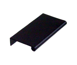 Epco DP41-BL-4 Aluminum Edge Pull, 2" CTC, 4" OA Length - Satin Black Anodized Finish