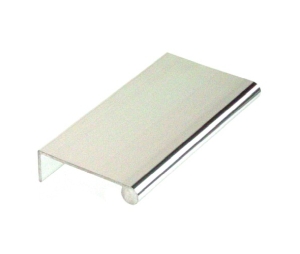 Epco DP41-PA-3 Aluminum Edge Pull, 2" CTC, 3" OA Length - Polished Aluminum Anodized Finish