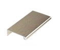 Epco DP41-SS-4 Aluminum Edge Pull, 2" CTC, 4" OA Length - Anodized Stainless Finish