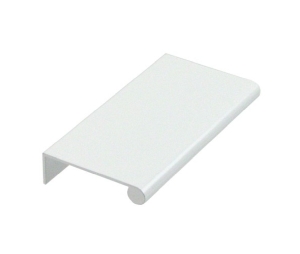 Epco DP41-WH-4 Aluminum Edge Pull, 2" CTC, 4" OA Length - Gloss White Powdercoat Finish